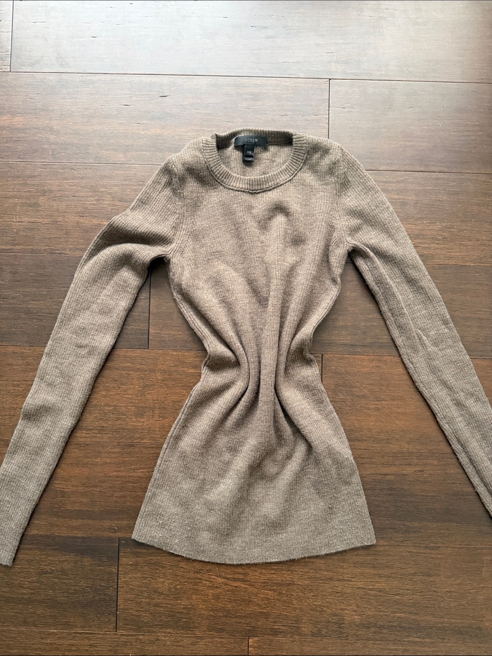 J. Crew Ribbed Crewneck Sweater